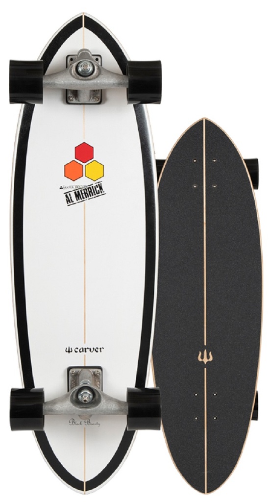 Surf Skate Carver Channel Islands Black Beauty 31.75" 2022 - Complete