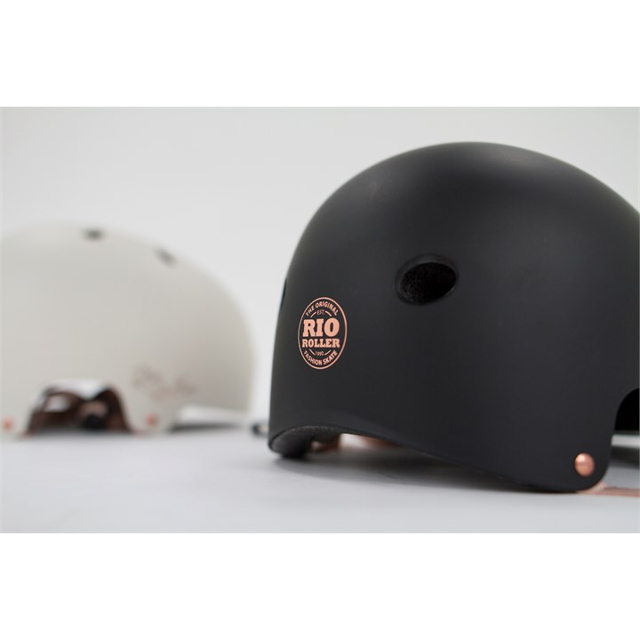 Skateboard helmet RioRoller Rose Black 2024 