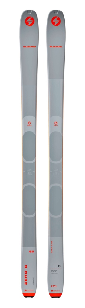 Ski Blizzard Zero G 085 Grey 2023