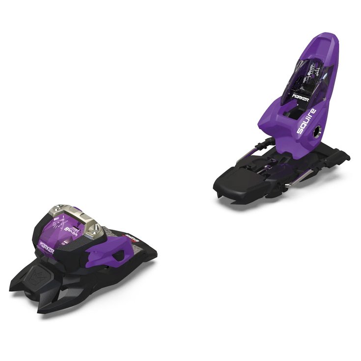 Alpine ski binding Marker Squire 11 Black/Purple 2024