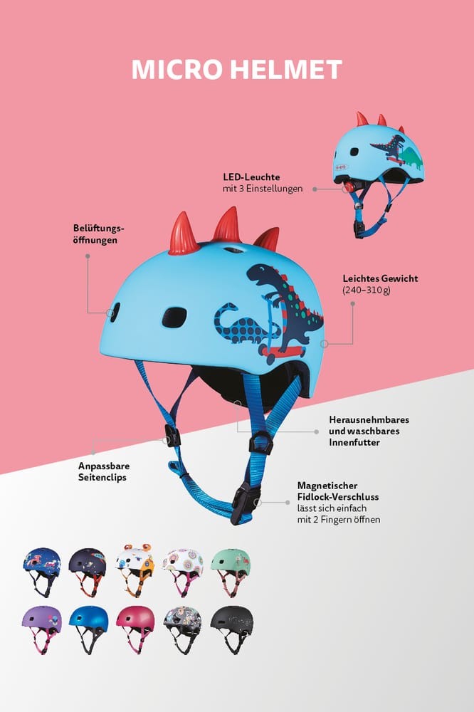 Skateboard helmet Micro 3D Dragon 2023