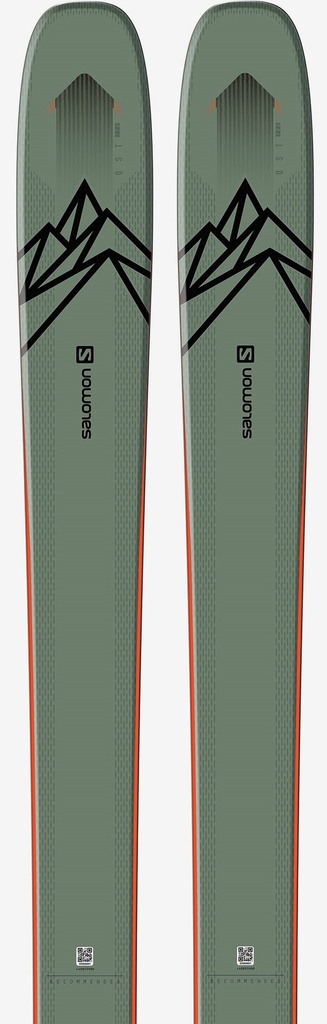 Ski Salomon N QST 106 OIL Green/Orang 2021