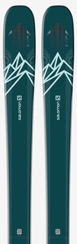 Ski Salomon N QST Lux 92 Blue Green/Light Blue 2021