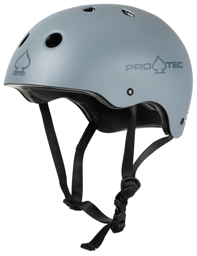 Casque de skateboard Pro-tec Classic Certified Matte Grey 2023 