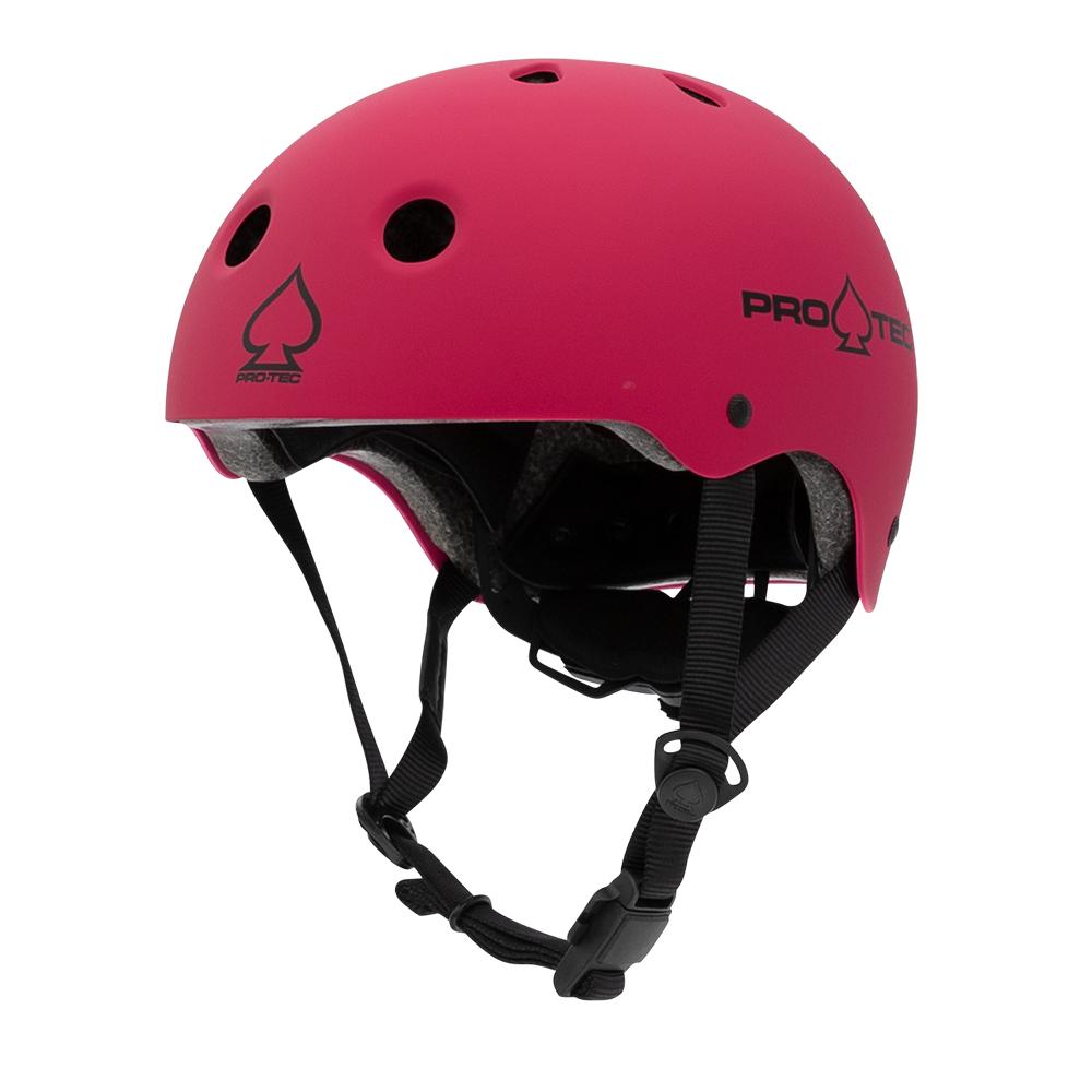 Casque de skateboard Pro-tec Jr. Classic Fit Cert Matte Pink 2023 