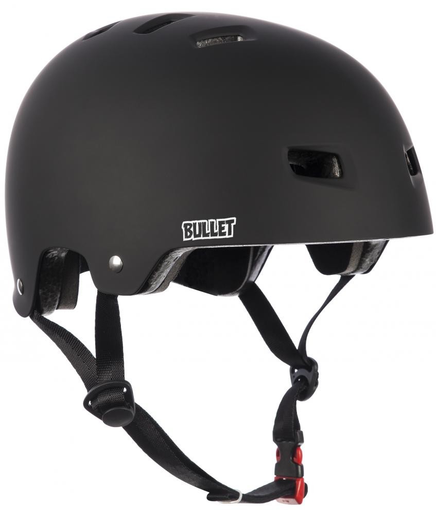 Casque de skateboard Bullet Deluxe T35 Grom Kids Matt Black 2019 