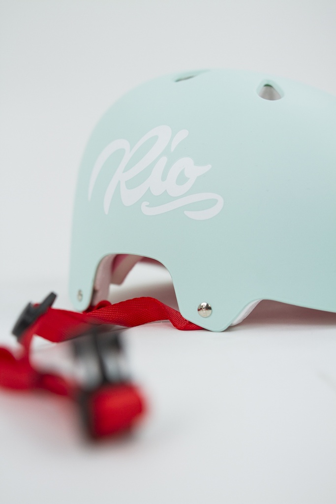 Casque de skateboard RioRoller Script Teal 2024 