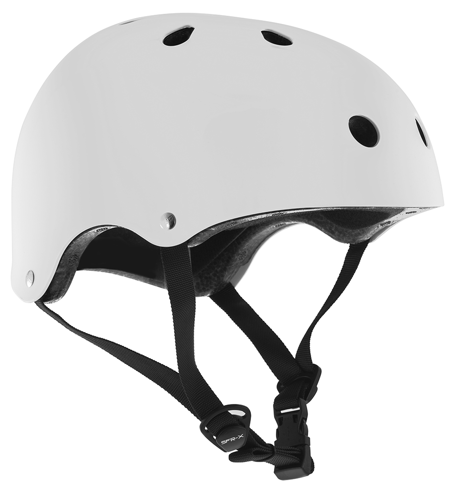 Casque de skateboard Sfr Essentials Gloss White 2023 