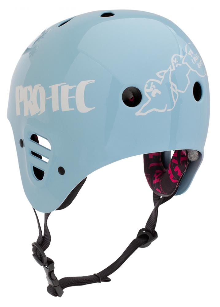 Casque de skateboard Pro-tec FullCut Cert Gonz 2 Light Blue 2020 