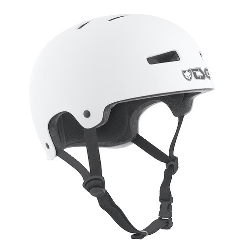 Skateboard helmet Tsg Evolution Solid Color White Satin 2024 