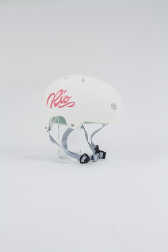 Skateboard-Helm RioRoller Script  White 2024 