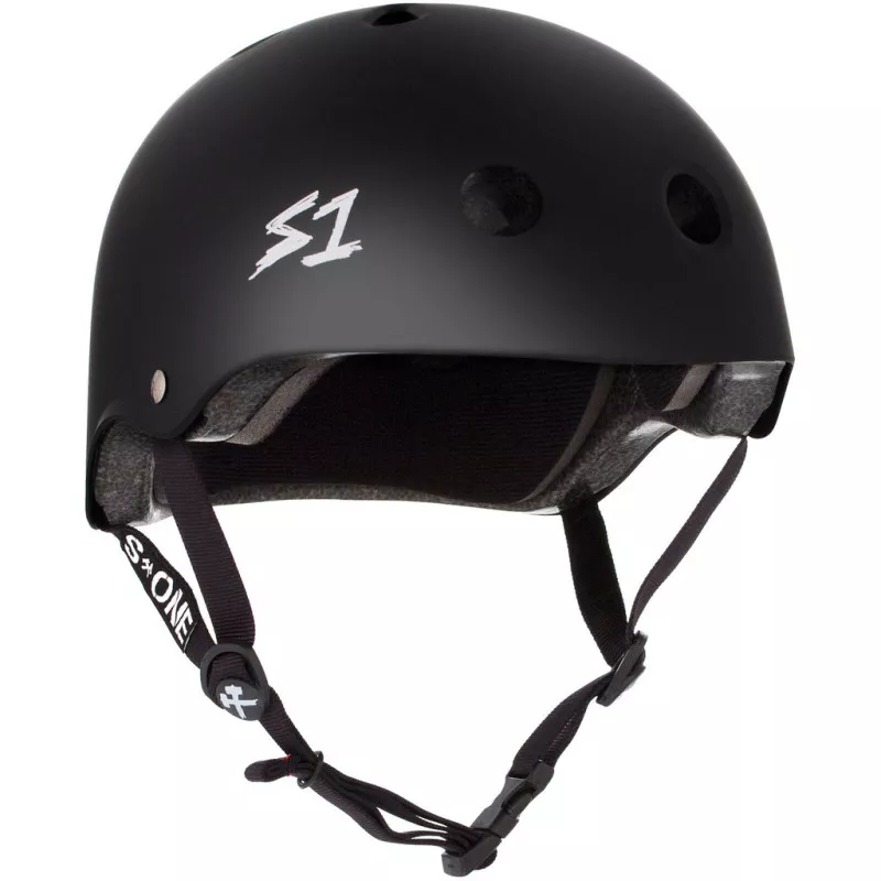 Skateboard helmet S-One Lifer Black Matte 2024 