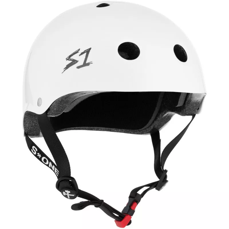 Skateboard helmet S-One Mini Lifer White Gloss 2024 