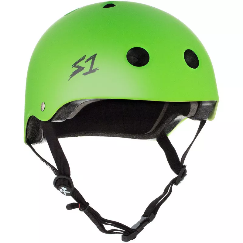 Skateboard helmet S-One Lifer Bright Green Matte 2024 