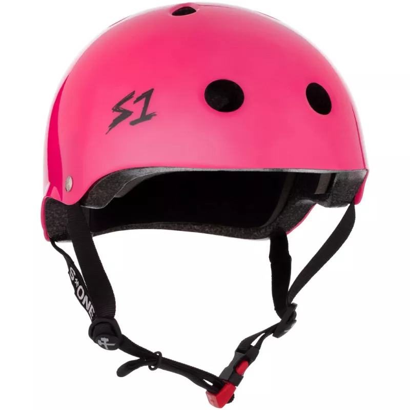 Skateboard helmet S-One Mini Lifer Hot Pink Gloss 2024 