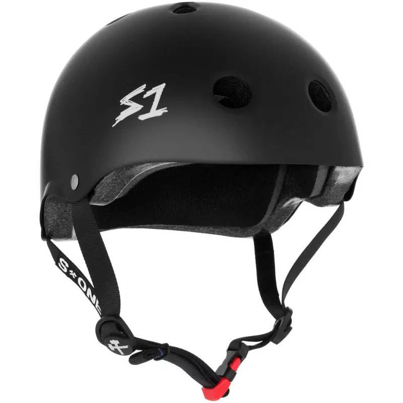 Skateboard helmet S-One Mini Lifer Black Matte 2024 