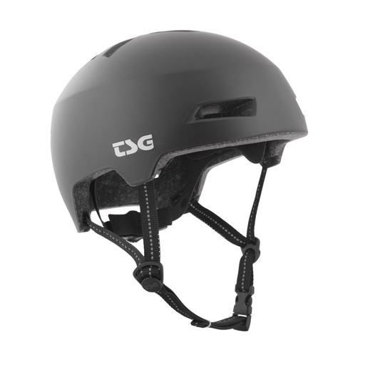 Casque de skateboard Tsg Status Solid Color Black Satin 2024 