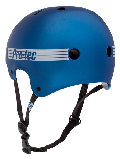 Skateboard helmet Pro-tec Old School Cert Matte Metallic Blue 2022 