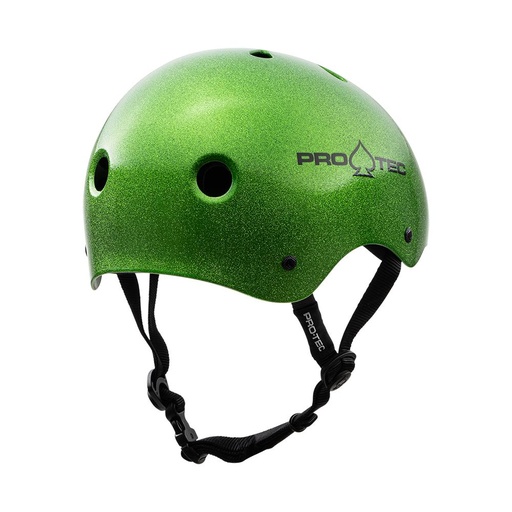 Casque de skateboard Pro-tec Classic Cert Candy Green Flake 2020 