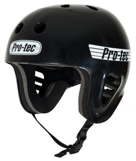 Skateboard-Helm Pro-tec FullCut Water Gloss Black 2023 